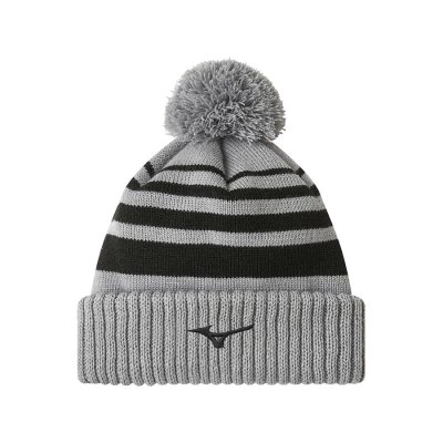 Gorros Mizuno Breath Thermo Pom Hombre - Grises - Chile M970MZQWUD